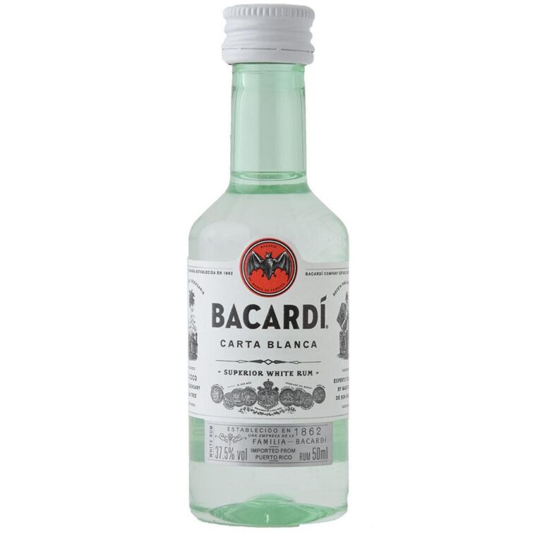 BACARDI CARTA BLANCA RUM 50ml (MINI)