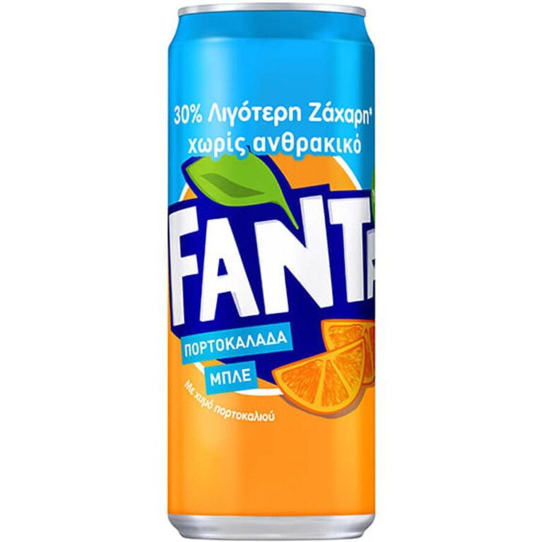 FANTA ORANGE BLUE CAN 330ml