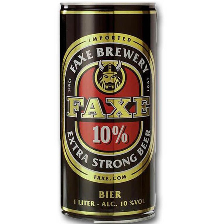 FAXE EXTRA STRONG BEER CAN 1L