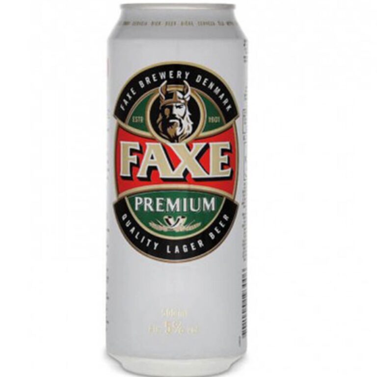FAXE PREMIUM LAGER BEER CAN 500ml