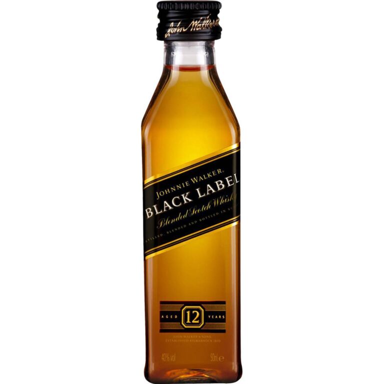 JOHNNIE WALKER BLACK LABEL 12 Y.O 50ml (MINI)