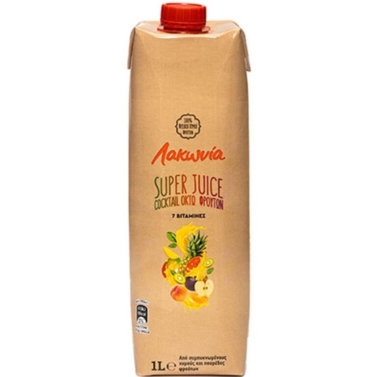LAKONIA EIGHT FRUITS COCKTAIL JUICE 1L