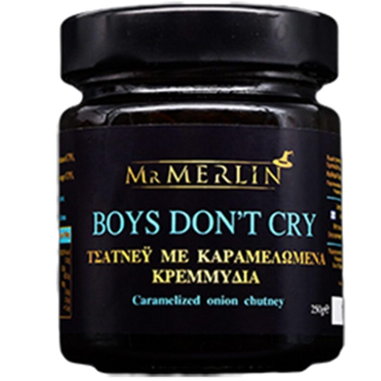 MR MERLIN BOYS DON'T CRY CHUTNEY ΚΑΡΑΜΕΛΩΜΕΝΑ ΚΡΕΜΜΥΔΙΑ 250gr
