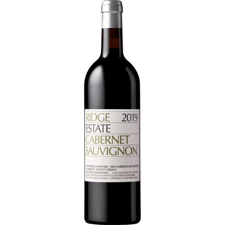 RIDGE ESTATE CABERNET SAUVIGNON SANTA CRUZ MOUNTAINS CALIFORNIA '18 750ml