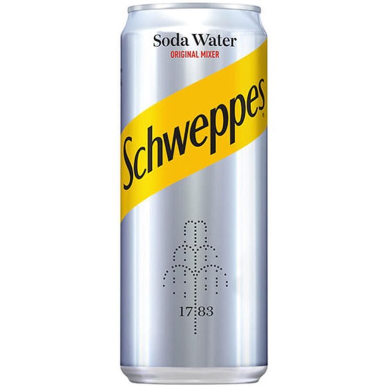 SCHWEPPES SODA CAN 330ml