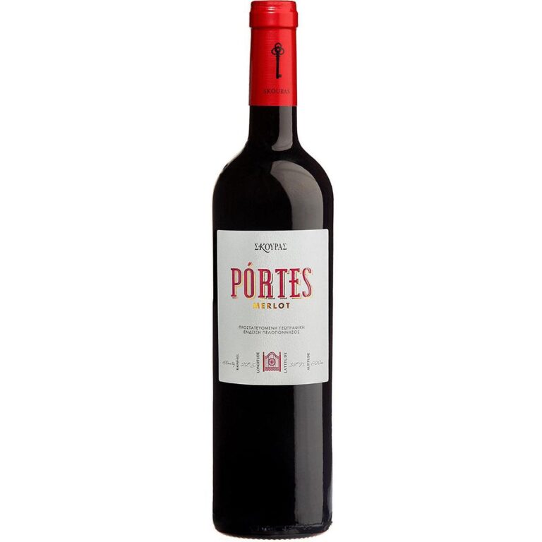 ΣΚΟΥΡΑΣ PORTES MERLOT '22 750ml