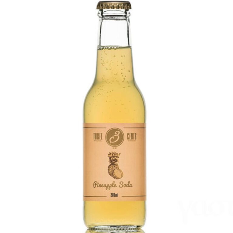 THREE CENTS PINEAPPLE SODA 200ml