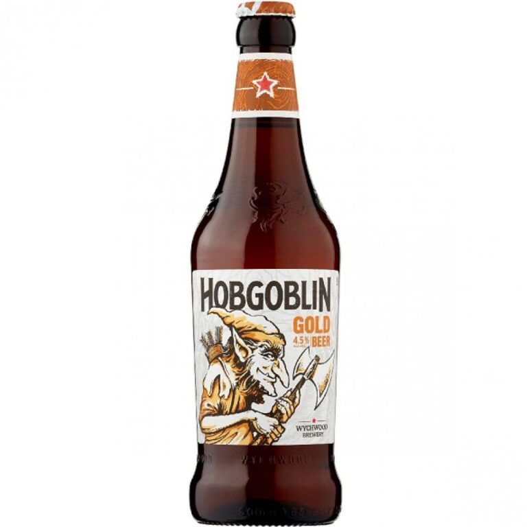 WYCHWOOD HOBGOBLIN GOLD BEER GLASS 500ml